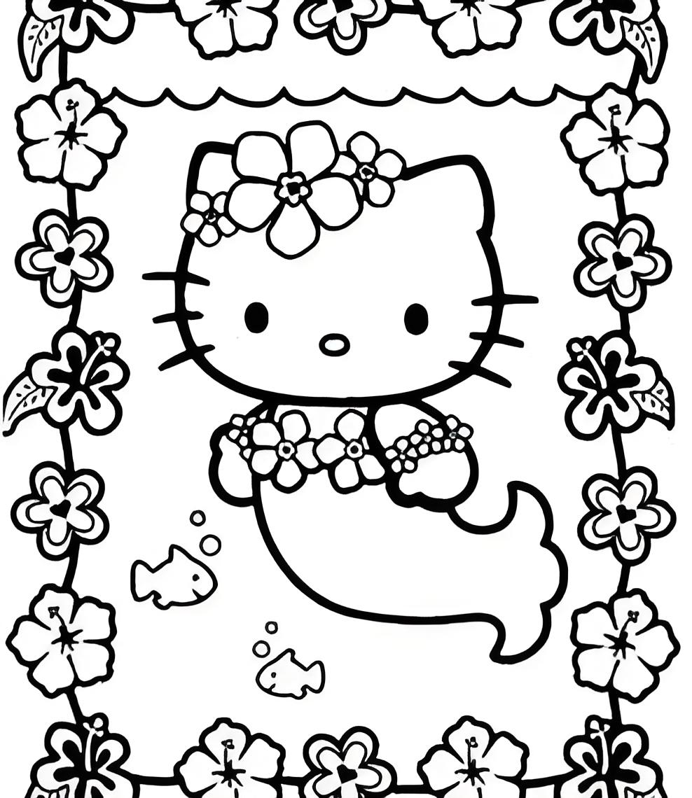 halloween hello kitty coloring pages - printable coloring pages for kids