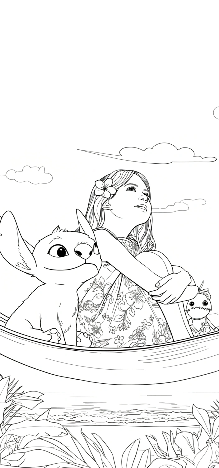 coloring pages of stitch - coloring page