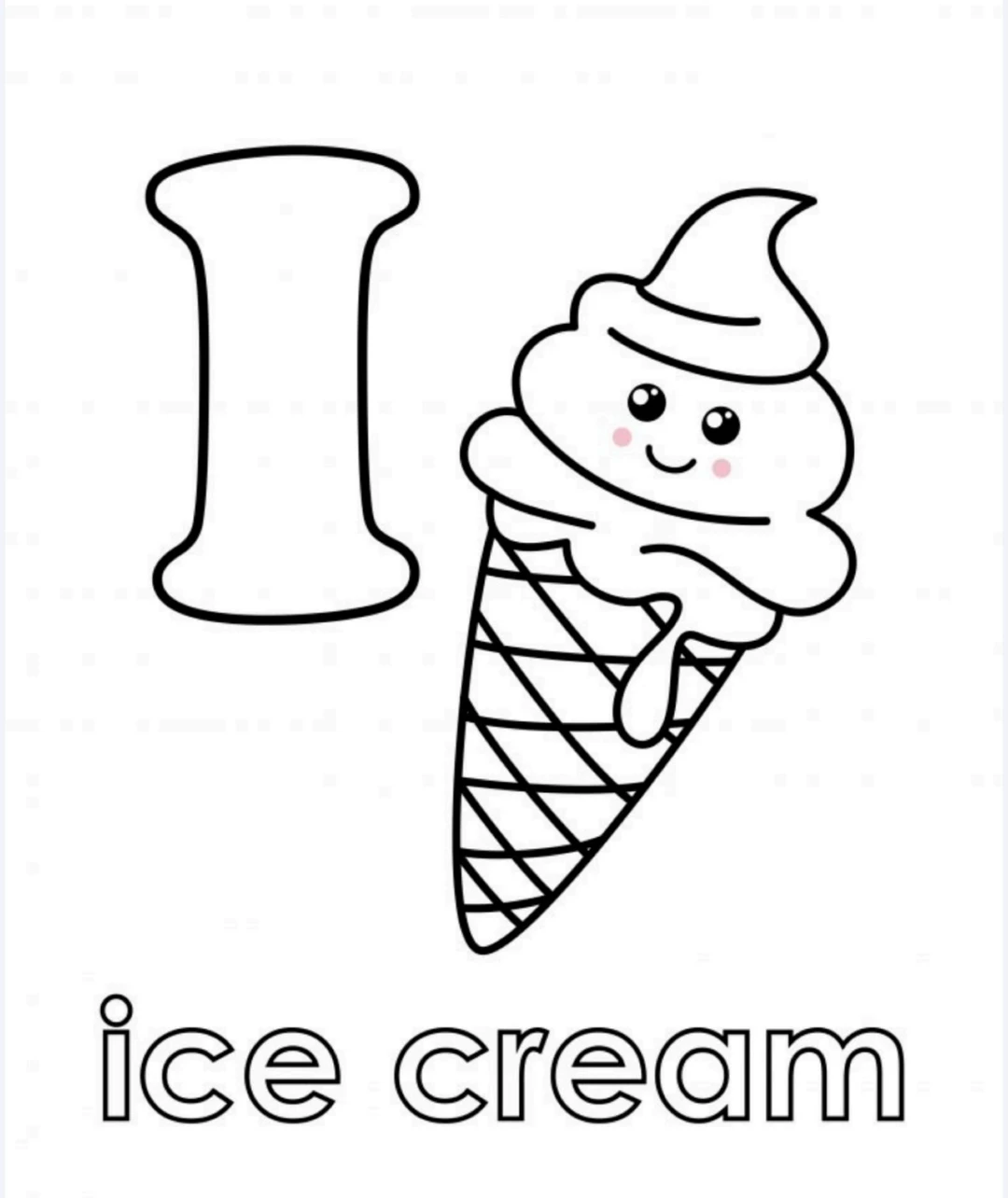 alphabet coloring page - kids coloring pages
