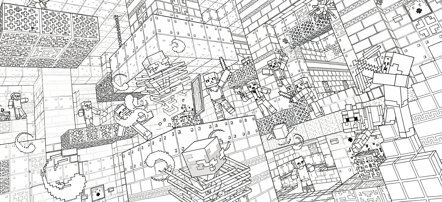 minecraft printable coloring pages - free coloring pages
