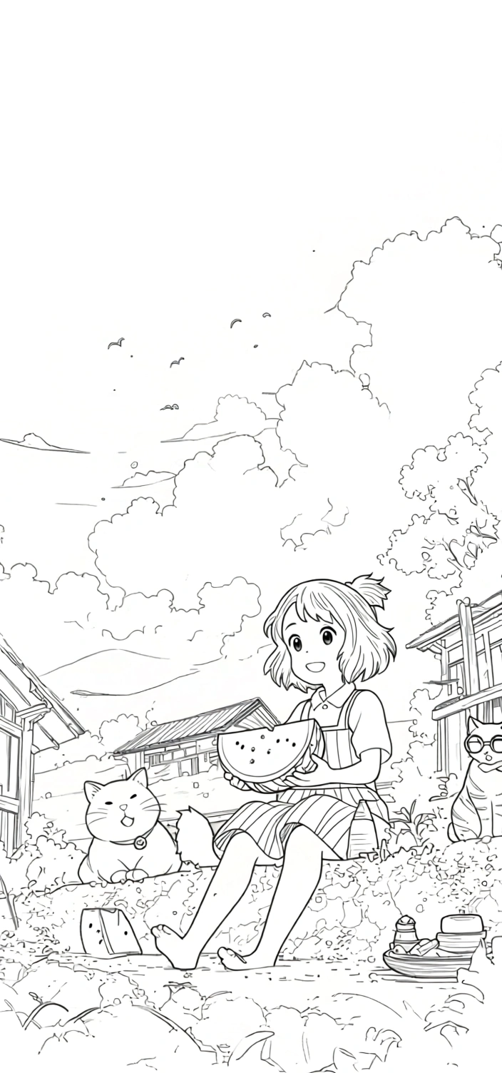 summer coloring pages printable - coloring page