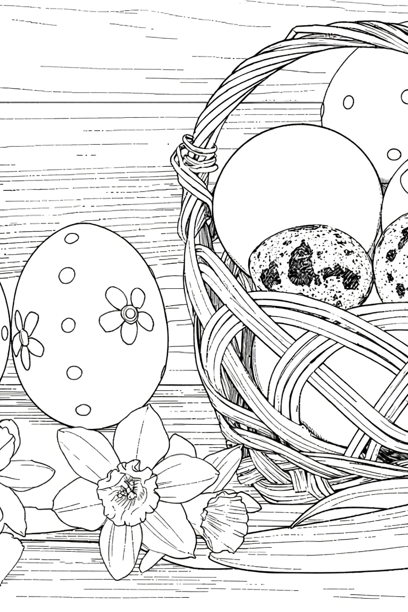 free easter coloring book pages - coloring pages for kids