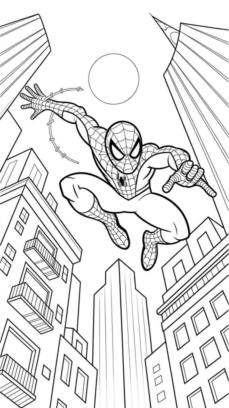 printable spiderman coloring pages - coloring pages