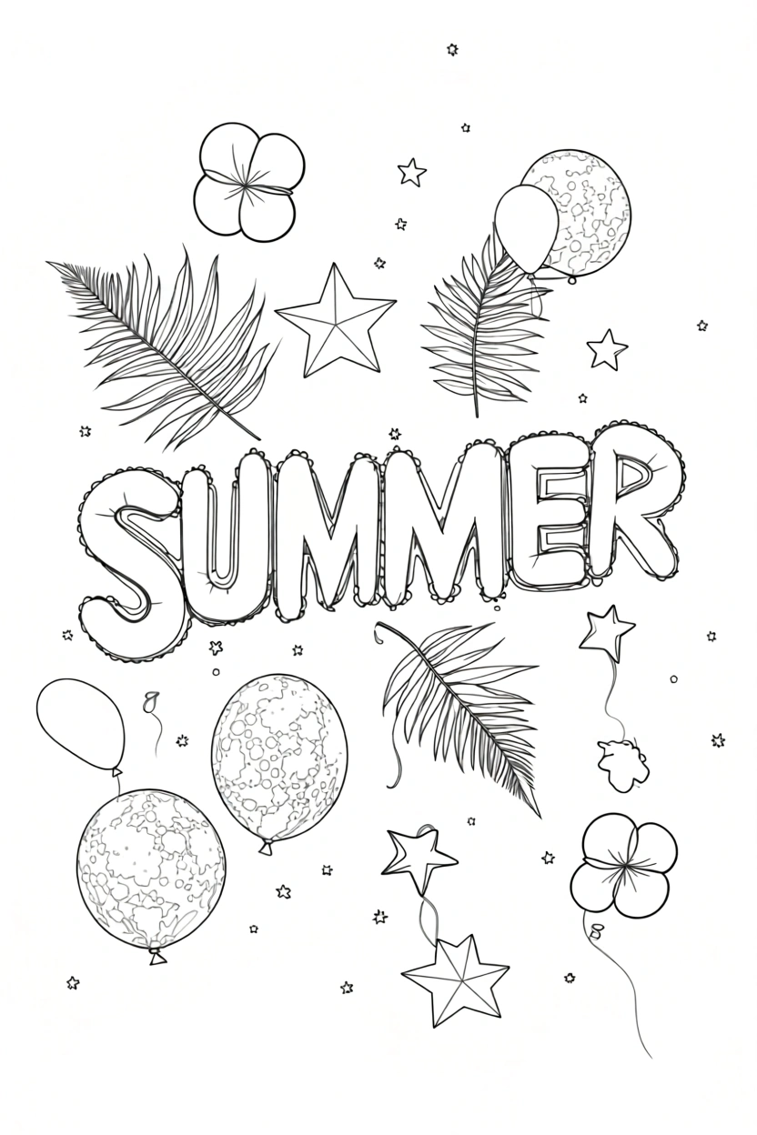 coloring pages summer - coloring sheets