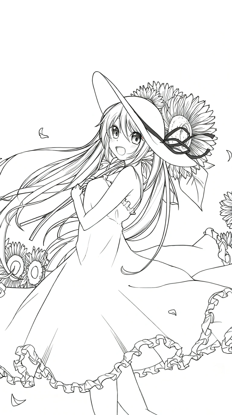 spring coloring page - coloring book