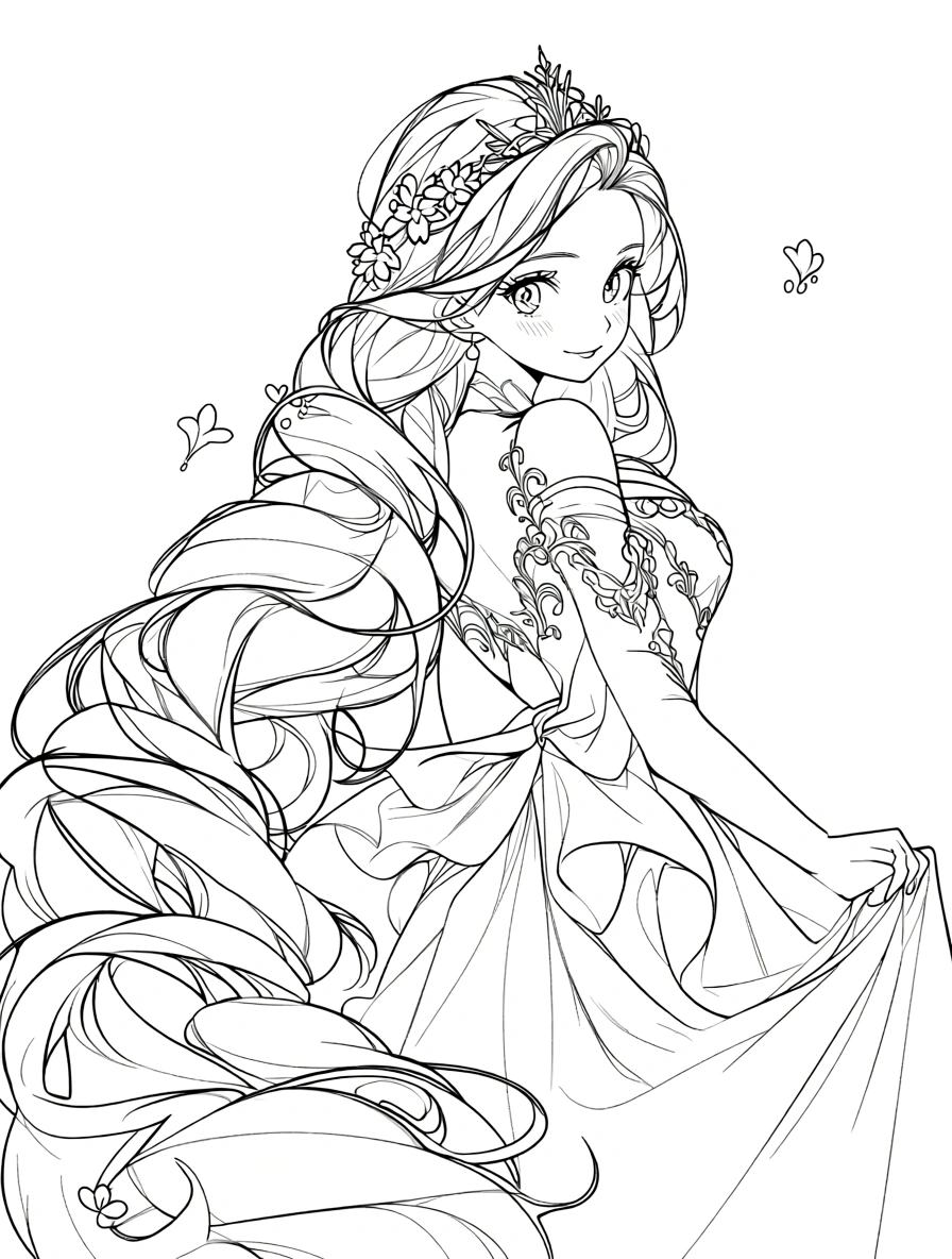 printable princess coloring pages - free printable coloring pages