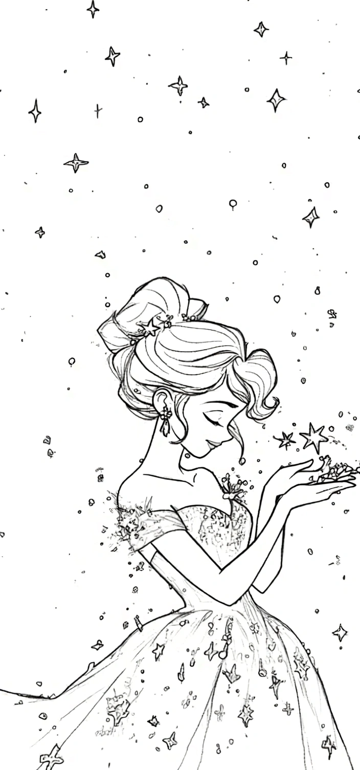 printing princess coloring pages - coloring book