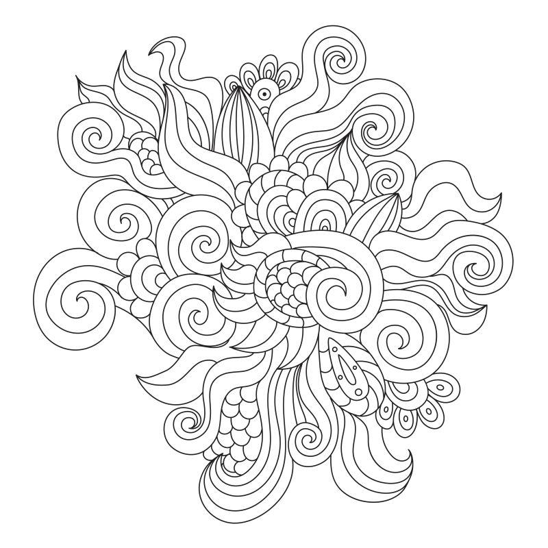 monday mandala halloween coloring pages - coloring pages printable