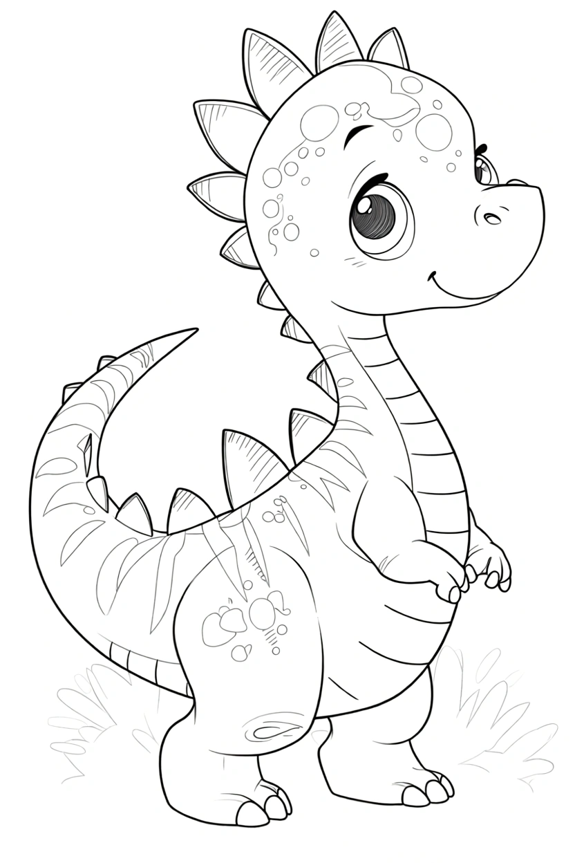 dragon coloring page - coloring pages