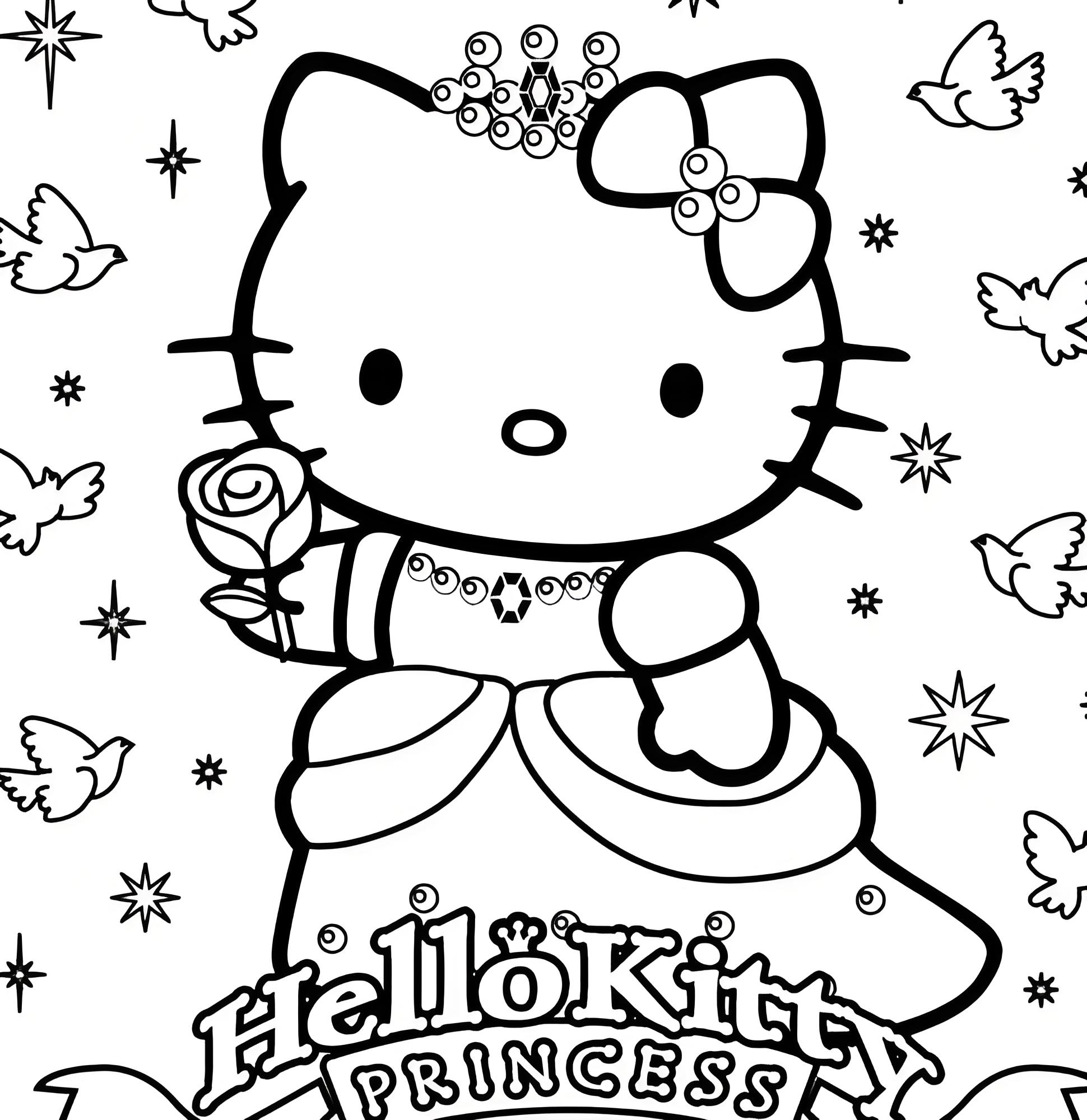 hello kitty coloring pages - coloring page for kids