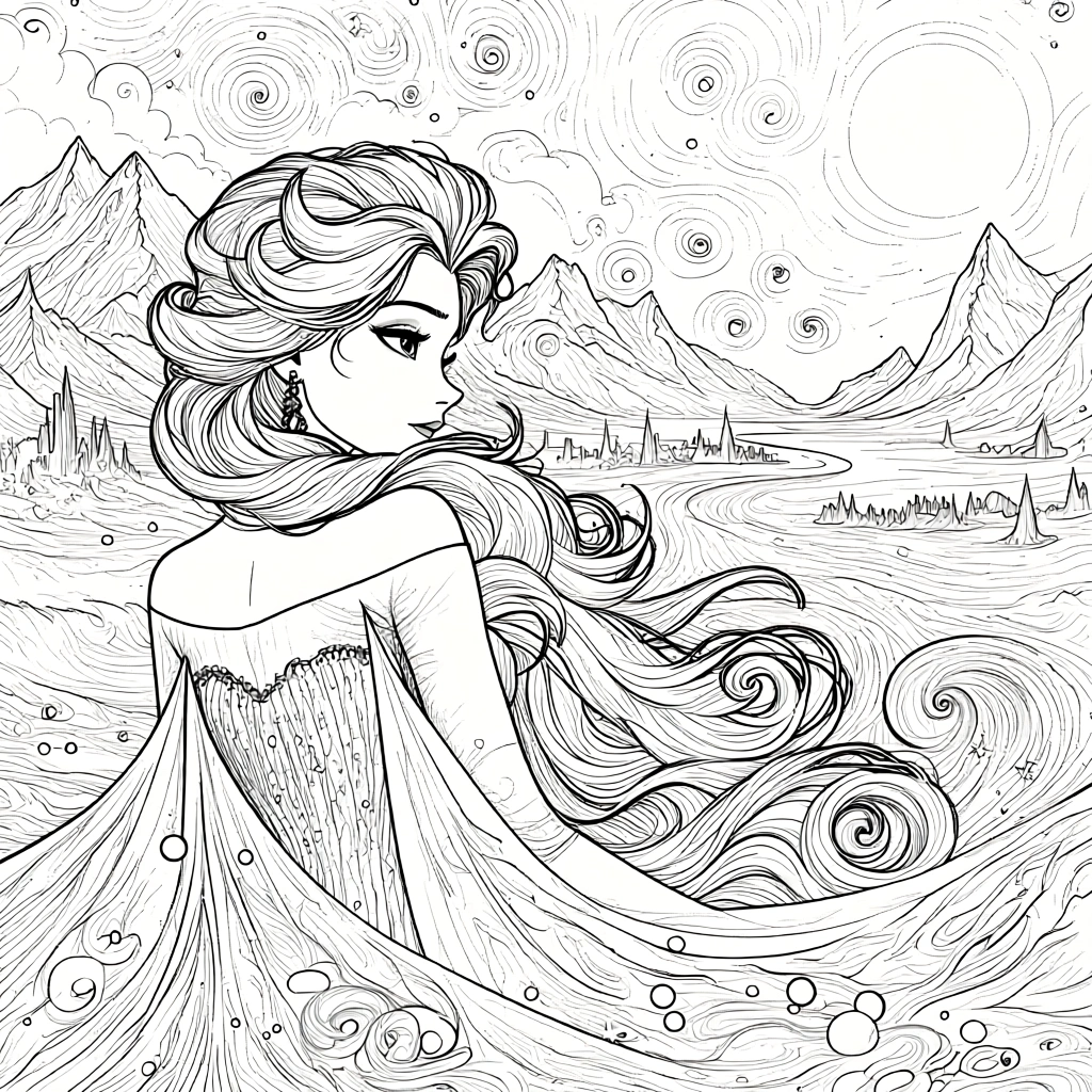 elsa anna coloring pages - coloring pages