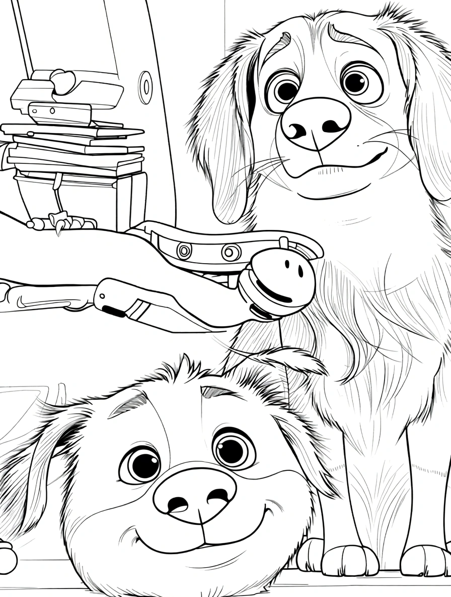 cute puppy coloring pages - coloring books