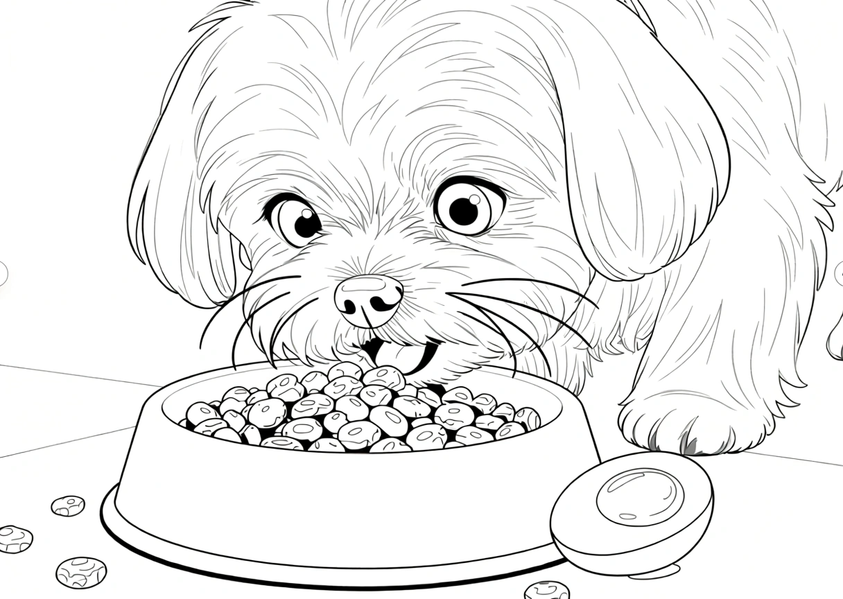 puppy coloring pages printable - coloring book