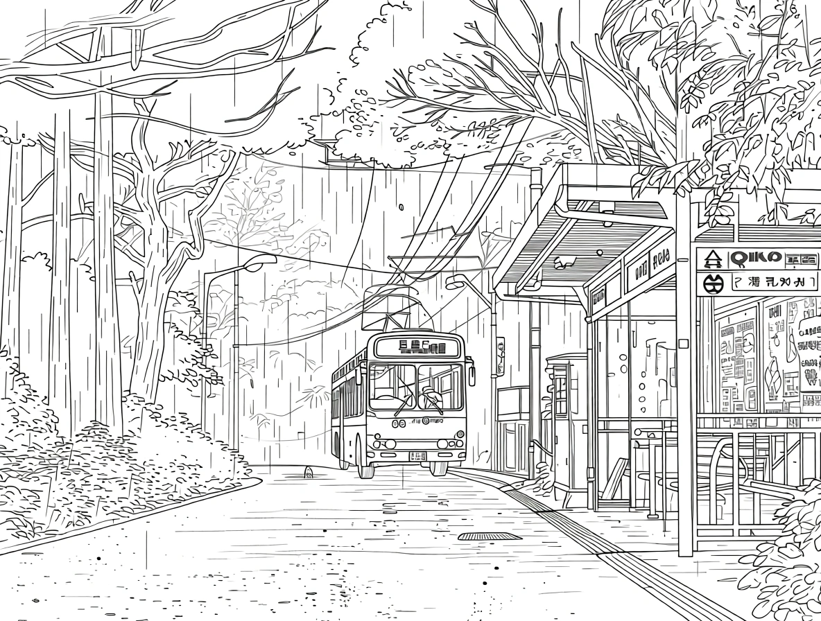 coloring pages of anime - coloring page