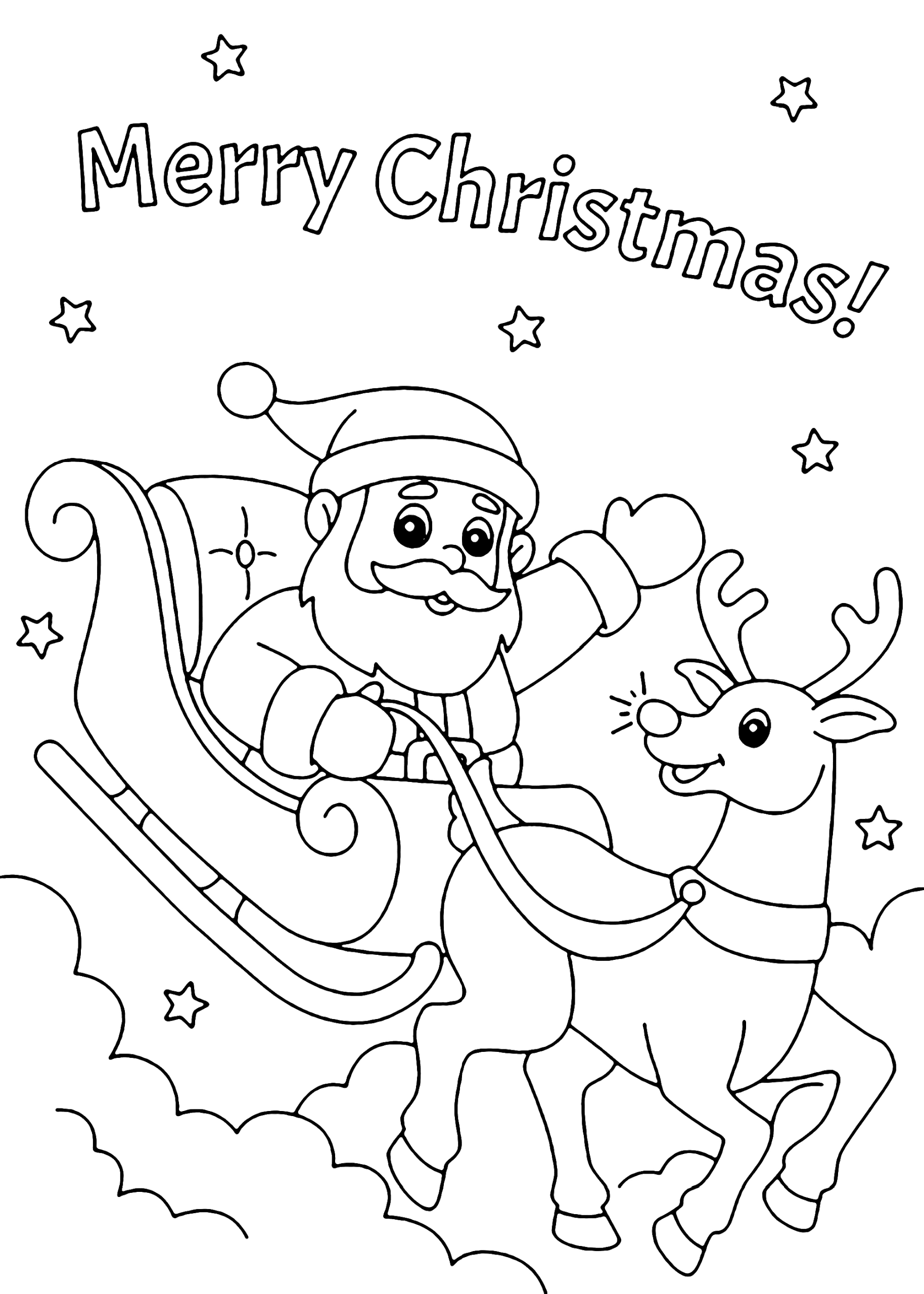 coloring pages christmas - coloring page