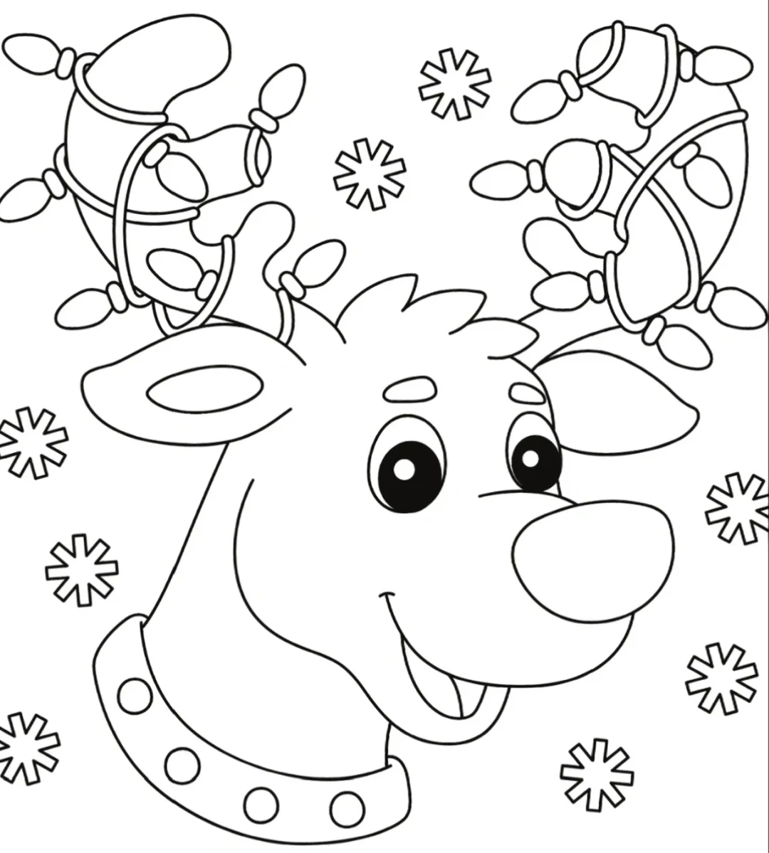christmas coloring page - coloring page