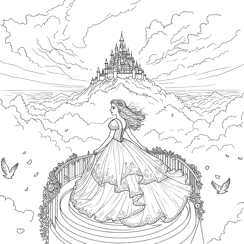 disney princess coloring pages - free coloring pages