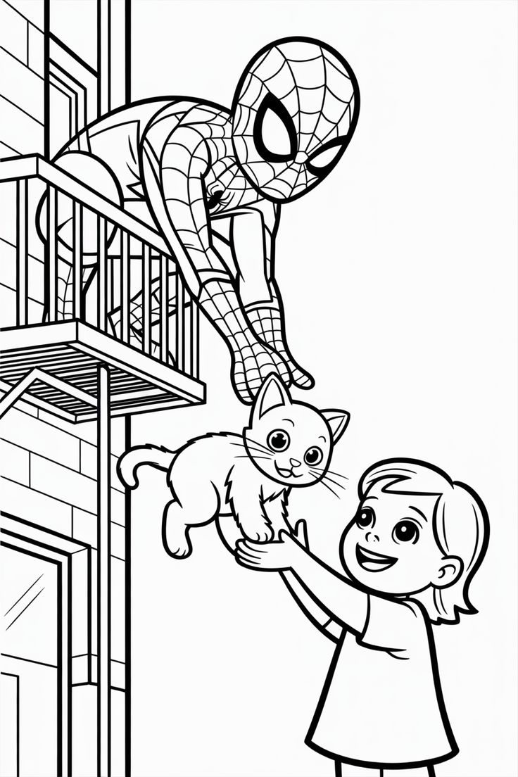 printable spiderman coloring pages - coloring pages