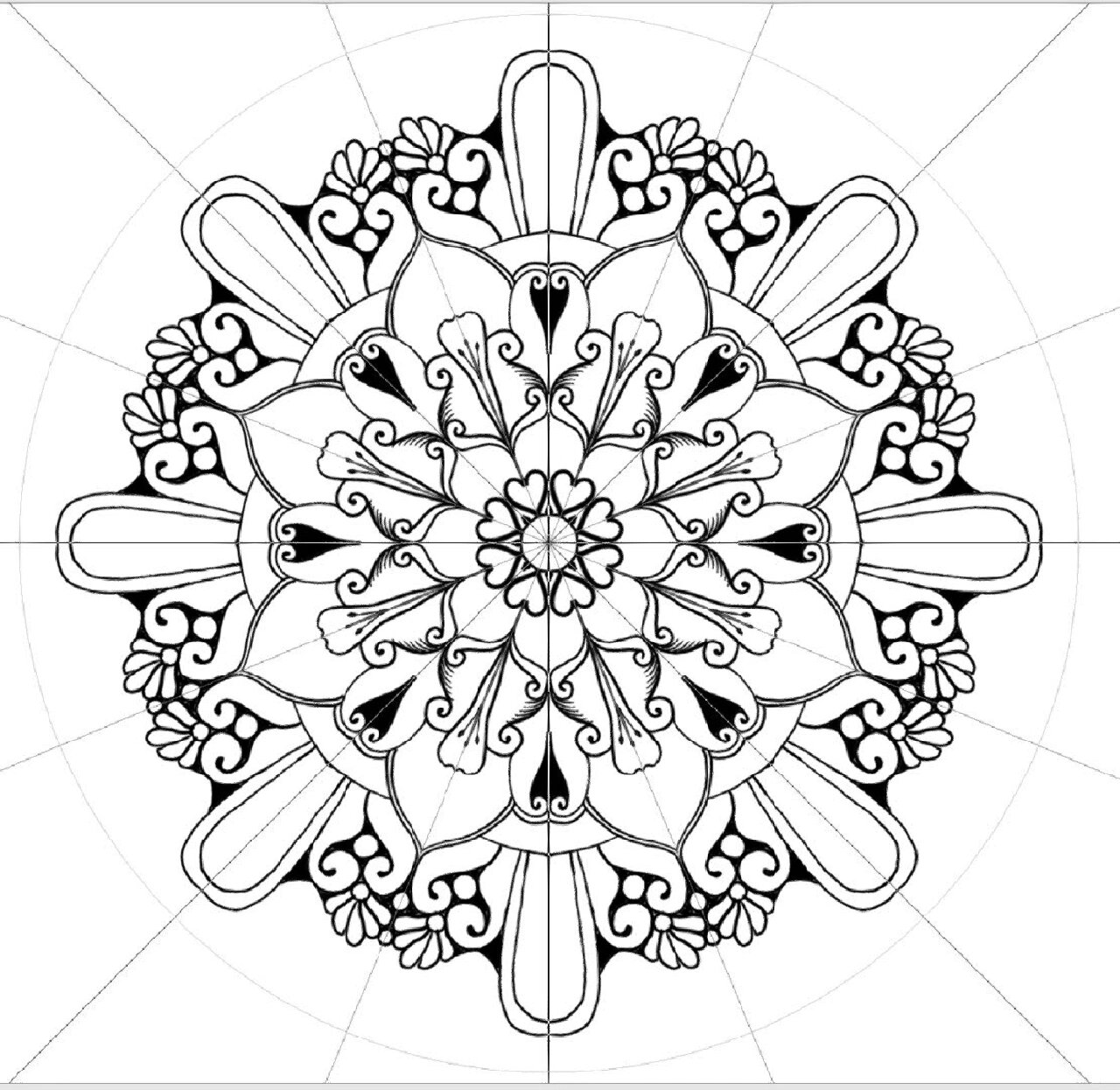 monday mandala coloring pages - free printable coloring pages