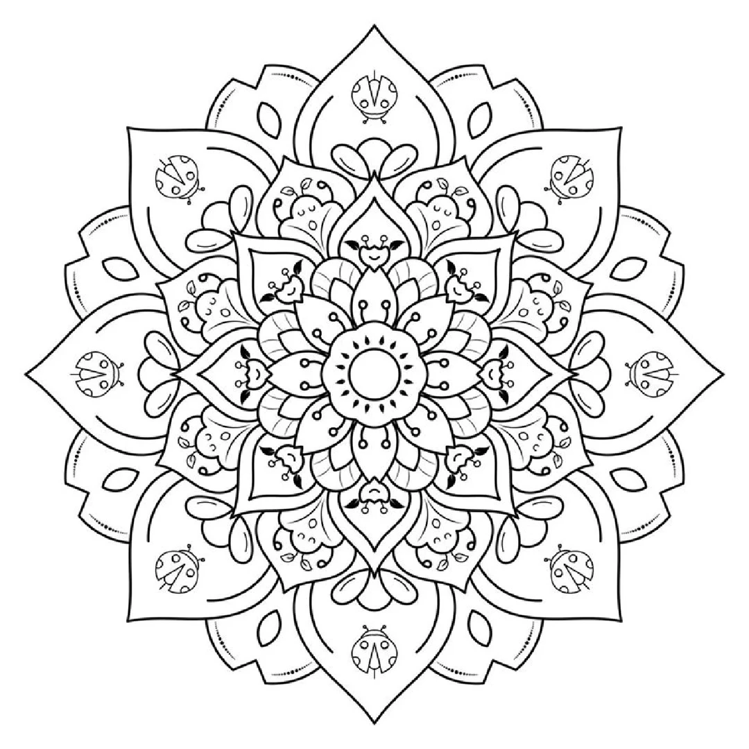 free mandala coloring pages - free printable coloring pages