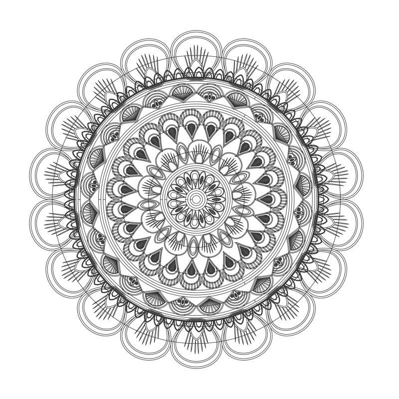 coloring pages mandala - coloring book