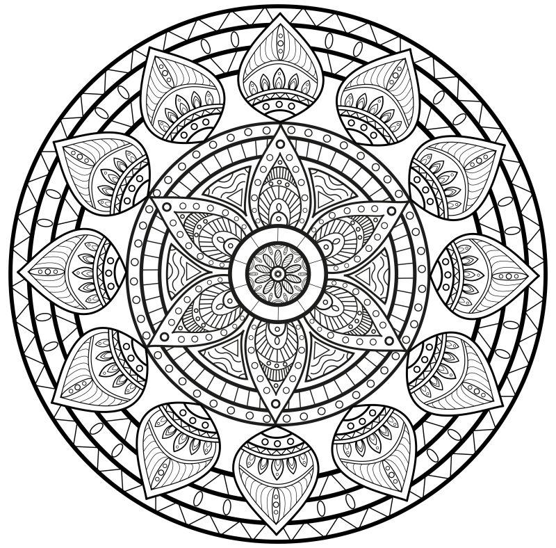 mandalas coloring pages - printable coloring pages