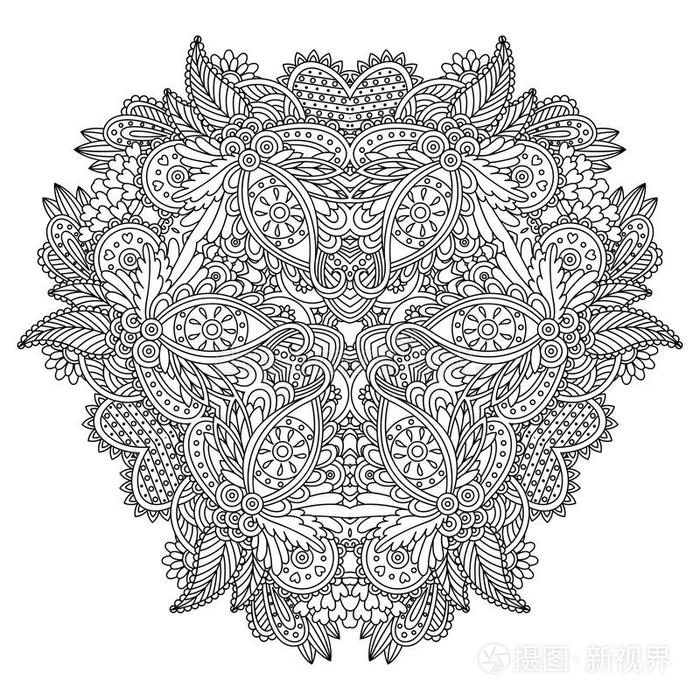 mandala coloring page - adult coloring pages