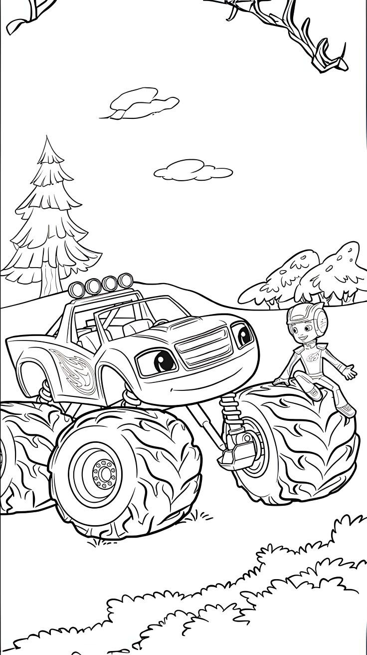 monster coloring pages - coloring books