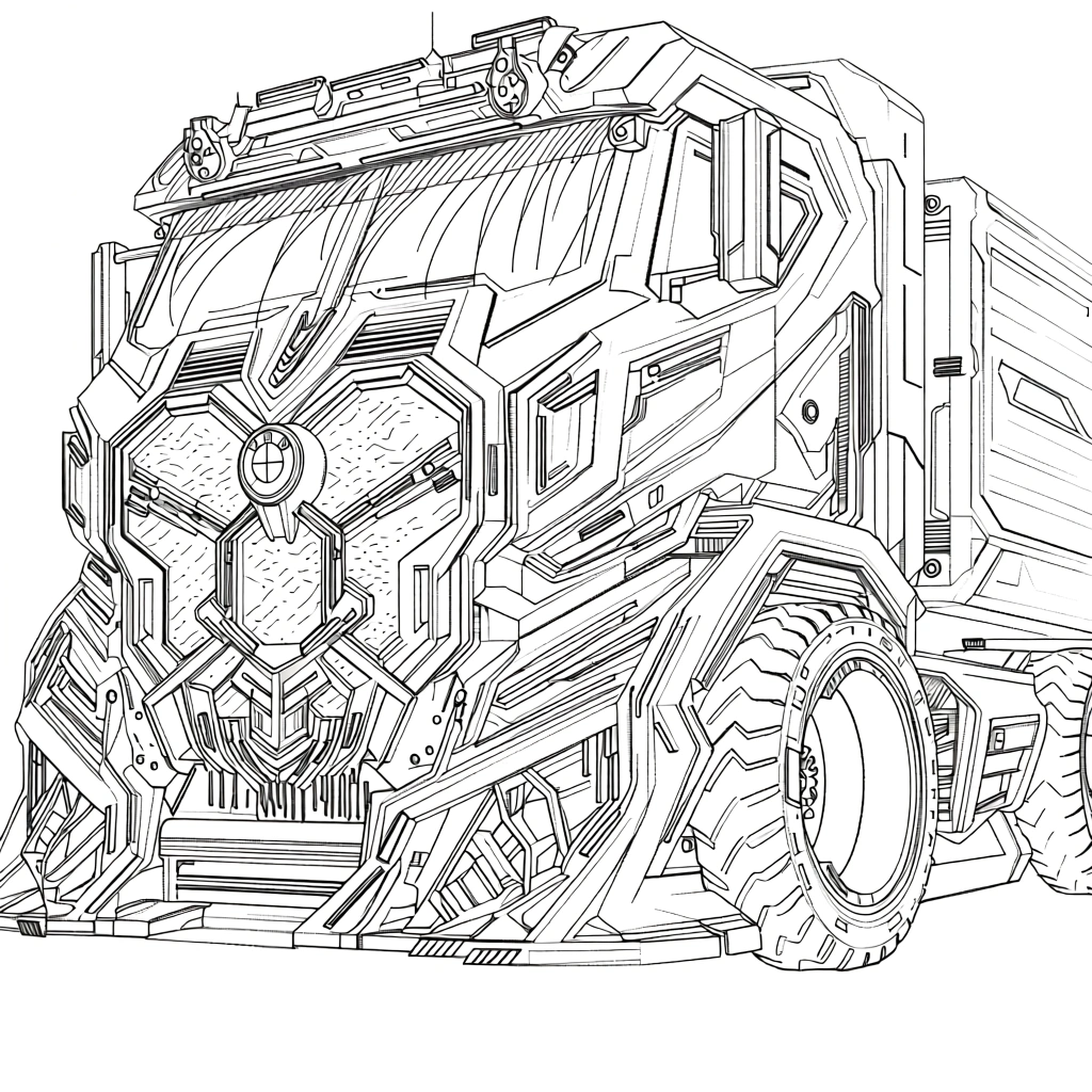 monster truck coloring pages - coloring pages printable