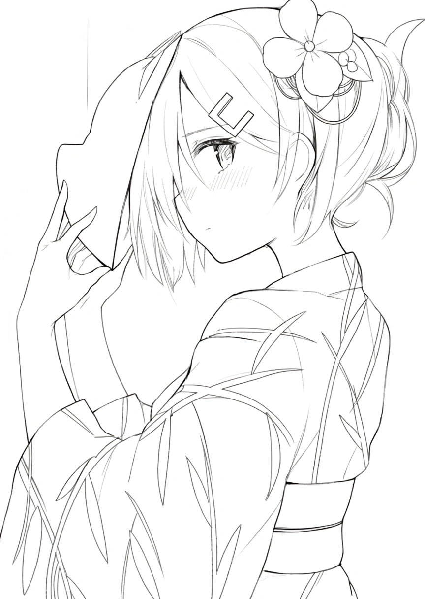 anime coloring pages - coloring book