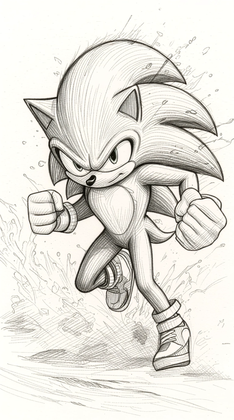 sonic coloring page - crayola coloring pages