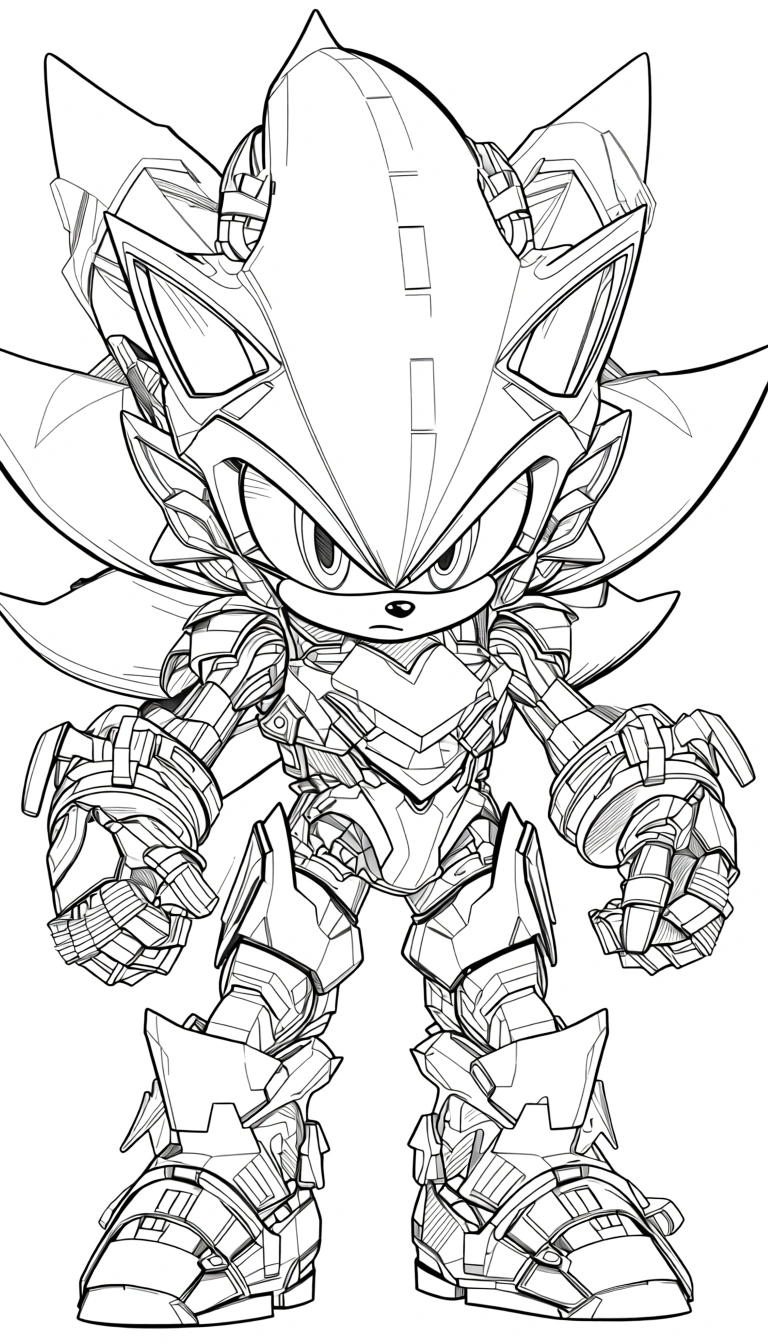 coloring page sonic - coloring pages for kids