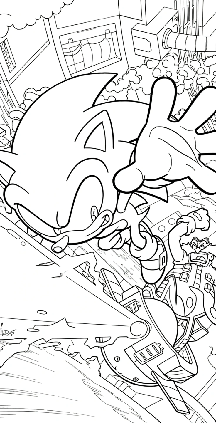 sonic the hedgehog coloring pages - coloring sheets
