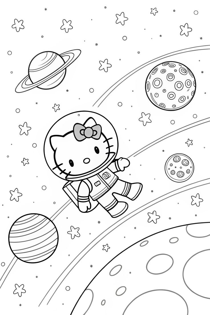 printable hello kitty coloring pages - cute coloring pages for kids