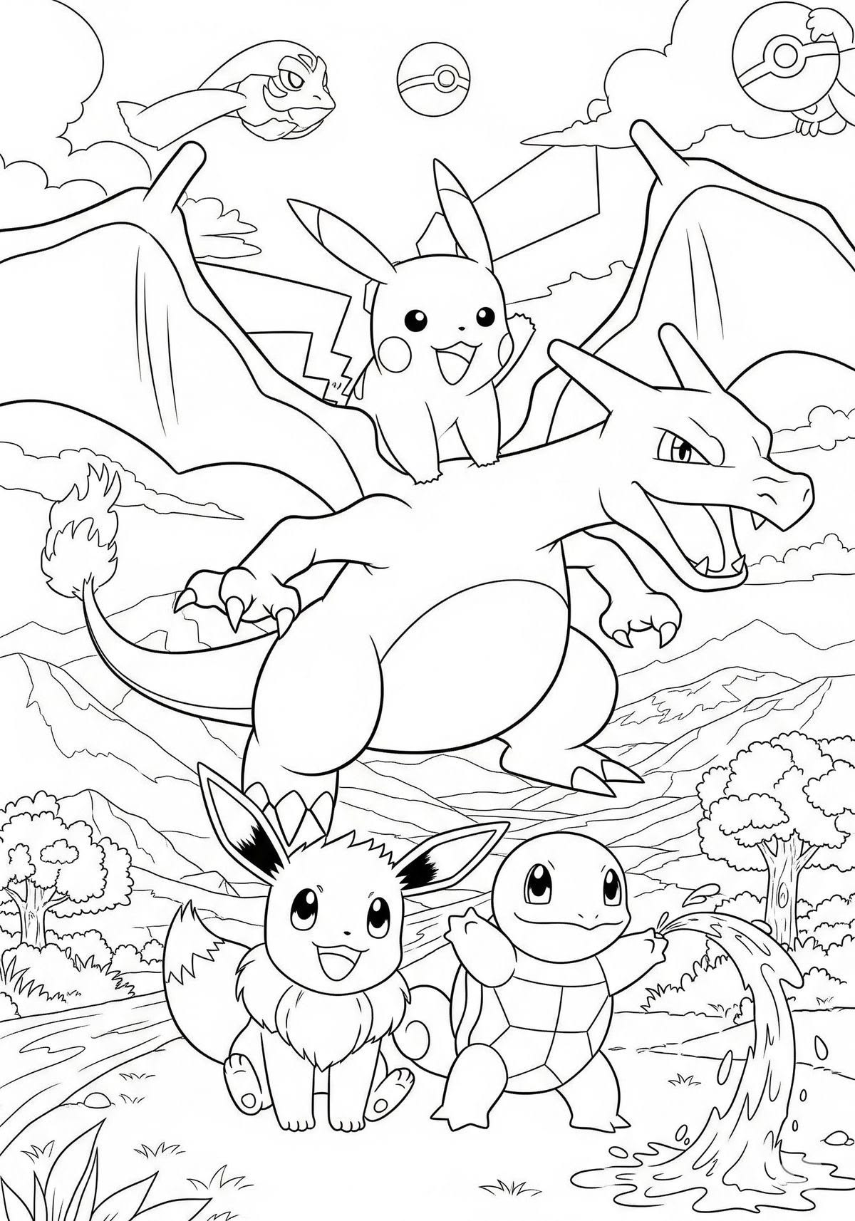 coloring pages pokemon - coloring pages free
